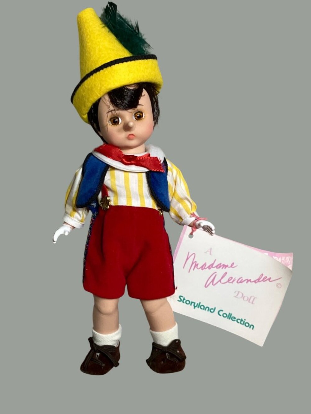 Madame Alexander Storyland Collection Doll Pinocchio 1990 With Tag and Box